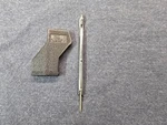 Glenburn AT100 Turntable Parts - Long Center Post W/ 45 Adapter. Fixed Price $39.95.