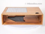 Yamaha CR-1020 Case Natural Zebrawood Plywood Vintage Cabinet 10-YEAR Wrt. Fixed Price $249.00.
