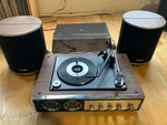 Panasonic SD-84 Fm/am Stereo Center Turntable SB-84 Hi-fi Barrel Speakers Tested. Fixed Price $157.00.