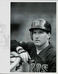 1989 Press Photo Randy Bush, Minnesota Twins Baseball Player - AFA03178. Fixed Price $24.99.