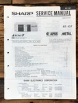Sharp RT-107 Cassette Service Manual *original*. Fixed Price $19.97.