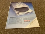 PTRBK2 Advert 13X11 Radioshack Realistic LAB-1600 Turntable. Fixed Price $16.11.