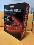 Numark PT01 Portable Turntable Us Plug Supremenyc Vinyl Record Player. Fixed Price $285.00.