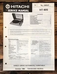 Hitachi HT-60S Record Player / Turntable Service Manual *original*. Fixed Price $14.97.
