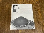 Garrard Vintage Brochure The New Direct Drive DD130 Turntable. Fixed Price $15.99.