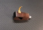 Custom-made Rosewood Headshell For Denon DL103 Cartridges / Azimuth Adjustment. Fixed Price $159.00.