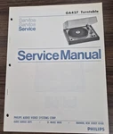 Philips GA427 Turntable Service Manual - Oem. Fixed Price $13.95.