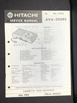 Hitachi SD-8100H SDP-8200H Service Manual Track Stereo Receiver Original. Fixed Price $99.99.