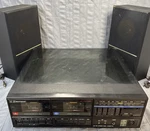 Emerson M2335 Dual Cassette Turntable Am/fm Vintage For Parts Repair. Fixed Price $27.99.