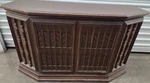 Curtis Mathes Record Player Console 8-TRACK Radio Built-in Stereo Wood Cabinet. Fixed Price $350.00.