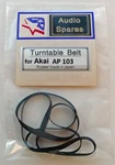 Turntable Belt For Akai AP-103C AP-B1. Fixed Price $18.65.