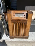 Vintage Philco Console Radio And Record Player 47-1227 W/ Original Driver. Fixed Price $200.00.