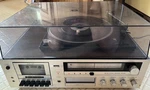 Vintage Montgomery Ward Gen 6317A Multi Cassette Tape 8-TRACK Turntable Works. Fixed Price $99.95.