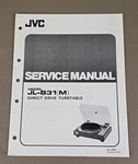 Jvc Direct Drive Turntable Model JL-B31 (m) Service Manual D-3149. Fixed Price $64.95.