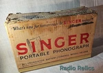Singer HE-2205 Portable Phonograph All Transistor 45/33 Works Original Box. Fixed Price $119.00.
