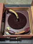 Vintage 1950S 60S Silvertone Phonograph Record Player, Tubes. Fixed Price $40.00.