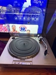 Sony PS-T15 Direct Drive Silver Turntable 33/45RPM Stereo Rca +/-10% Pitch. Fixed Price $235.00.