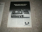 Vintage Sony HP-149A Stereo Tuner Amplifier Ad Page Original 10 X 13". Fixed Price $6.00.