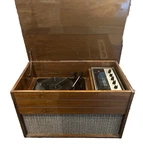 Rare Symphonic Model 6100 Wa 25 Tabletop Radio. Mid-century Modern Record Player. Fixed Price $65.00.