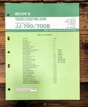 Sony JJ-700B Stereo Troubleshooting Guide Manual *original*. Fixed Price $19.97.