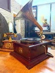 Antique Gramophone, Fully Functional Working Phonograph, Win-up Record Player. Fixed Price $249.99.