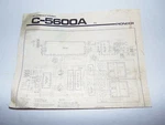 Vintage Original Pioneer C-5600A Hi-compact Stereo Paper Owner Schematic Diagram. Fixed Price $49.95.