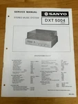 Sanyo Dxt 5004 Stereo Music System Turntable Service Manual Vintage Oem Diagrams. Fixed Price $11.99.