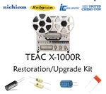 Teac X-1000R Reel Deck Restoration Upgrade Kit Repair Rebuild Capacitor. Fixed Price $165.00.