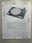 1955 Elac Model XA-100 Record Player Instruction Manual. Fixed Price $25.00.