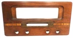 Vintage Philco 42-1008 Console: Wood Faceplate W/good Graphics & Brass. Fixed Price $40.00.
