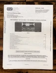 Magnavox / Sylvania MX1200 SY1201 PH1202 Stereo Service Manual *original*. Fixed Price $19.97.