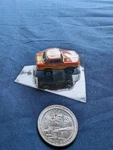 Sealed Micro Machine Plastic Mercedes-benz 450SLC Orange & Yellow Free Ship. Fixed Price $27.50.