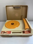 Vintage 1978 Fisher-price Record Player Portable Phonograph #825 Plays 33S & 45S. Fixed Price $74.99.