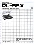 Pioneer PL-55X Turntable Owners Manual. Fixed Price $13.95.