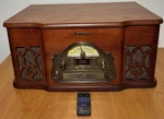 Electrohome Wellington Retro Music System # EANOS502. Fixed Price $30.00.