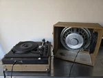 Audiotronics 535V Record Player Turntable Speaker 33/45/78RPM Bass Treble. Fixed Price $155.00.