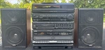 Vintage Yorx Record Player Tape Deck Model M2108 Fm/am Stereo Receiver Speakers. Fixed Price $99.99.