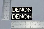 Denon SC-M37 Speaker Badge Logo Premium 3D Gold Pair With Self Stick Adhesive. Fixed Price $12.00.