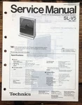 Technics SL-V5 Record Player / Turntable Service Manual *original*. Fixed Price $34.97.