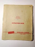 Gates Studioette Tube Recording Console Microphone Mixer Instruction Manual !. Fixed Price $149.00.