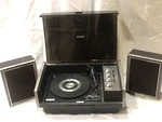 Sylvania Solid State Turntable EXP750BK Record Player With Speakers Made In Usa. Fixed Price $359.99.