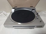 Denon DP-26F Full Automatic Turntable Record Player Belt Drive Silver W/box. Fixed Price $116.85.