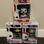 Funko Pop! Disney The Nightmare Before Christmas Lot Sally Jack Skellington Zero. Fixed Price $43.70.