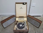 Vintage Motorola Hi Fi Stereophonic Record Player Portable Suitcase Style Works. Fixed Price $200.00.