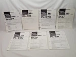 Pioneer Lot Of Turntable Original Service Manuals PL-4 C7 X5 S30 S70 516. Fixed Price $50.96.