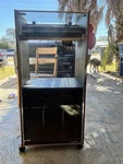 Vintage 1984 Sanyo TP-660 Turntable W/ AB-2 Stand Made Japan. Fixed Price $100.00.