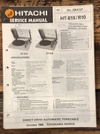 Hitachi HT-61S HT-R10 Record Player / Turntable Service Manual *original*. Fixed Price $19.97.