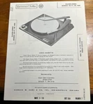 1958 Glaser-steers GS-77 Ged Player Photofact Service Manual Foldout Folder. Fixed Price $12.64.