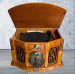 Thomas Pacconi Classics Millennium Series Turntable Record Player TPC-MSE-700-CH. Fixed Price $500.00.