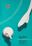 Telefunken TW504C Turntable Record Player Instruction Book. Fixed Price $12.00.